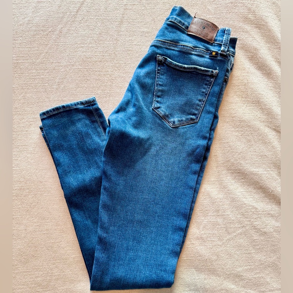 Lucky Brand Jeans: Brooke Legging Jean, size 0(25) ankle length (27” inseam).